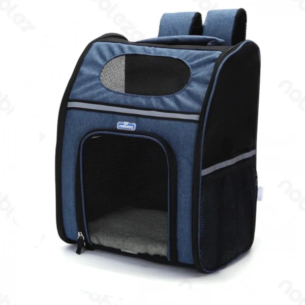 Σακίδιο Πλάτης Μεταφοράς για Σκύλους & Γάτες – Nobleza, Μπλε, 32x25x42cm
