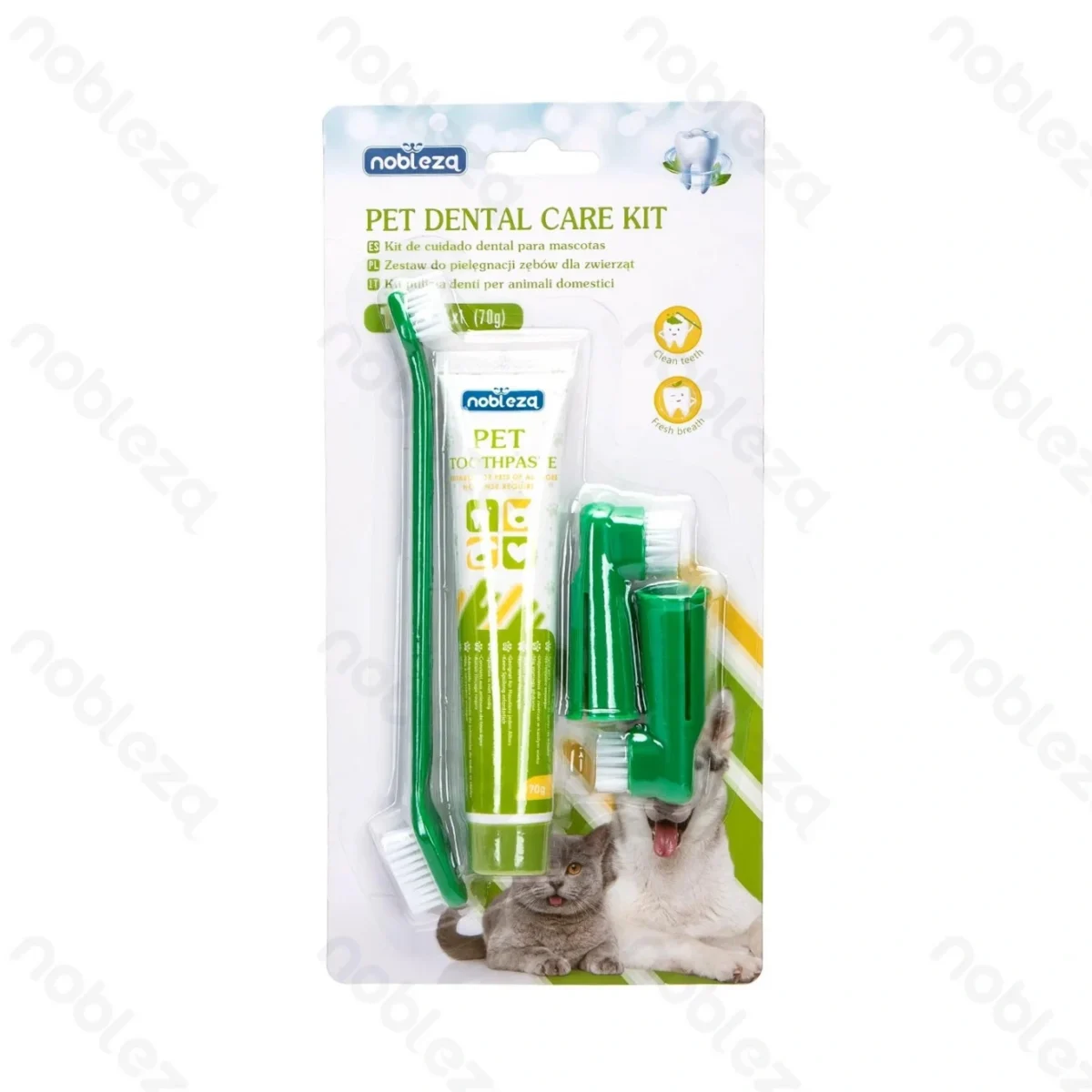 Σετ Οδοντόκρεμας 70gr & 2 Βουρτσάκια για Κατοικίδια