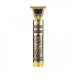 Arrango Επαγγελματική Επαναφορτιζόμενη Κουρευτική Μηχανή Ρυθμιζόμενου Μήκους Κοπής - Χρυσή με Ανάγλυφο Δράκο