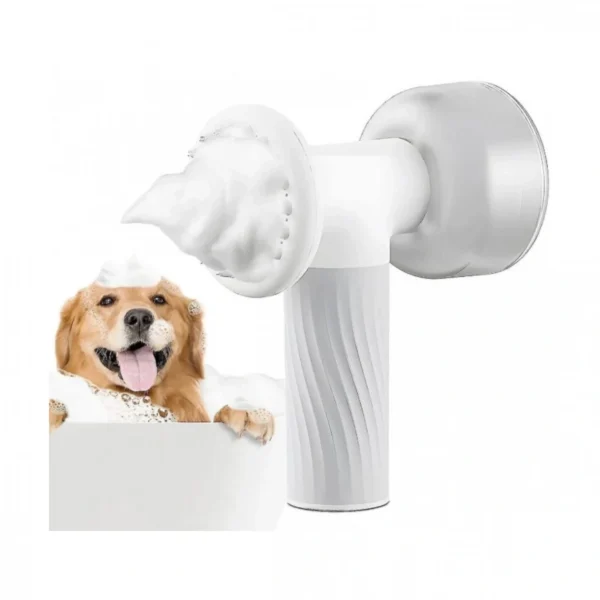 Επαναφορτιζόμενη Βούρτσα Μπάνιου για Κατοικίδια με Δοσομετρητή Σαπουνιού