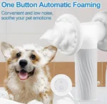 Επαναφορτιζόμενη Βούρτσα Μπάνιου για Κατοικίδια με Δοσομετρητή Σαπουνιού