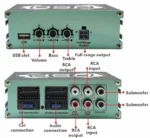 Ενισχυτής Ήχου Αυτοκινήτου 6 Καναλιών 260W DSP με Έλεγχο μέσω APP
