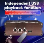 Ενισχυτής Ήχου Αυτοκινήτου DSP 4 Καναλιών 200W με Έλεγχο APP & USB