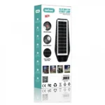 400W Αδιάβροχος Ηλιακός Προβολέας 12COB 216 LED - Φωτιστικό Δρόμου με Τηλεχειριστήριο, Ανιχνευτή Κίνησης, Φωτοκύτταρο & Φωτοβολταϊκό Πάνελ AB-TY240