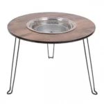 Φορητή Ψησταριά Κάρβουνου με Καπάκι για BBQ 60×47εκ.