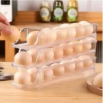 Αυγοθήκη Ψυγείου Πλαστική 21 Θέσεων 7,6x32x5,5εκ.- 3 Τεμαχίων