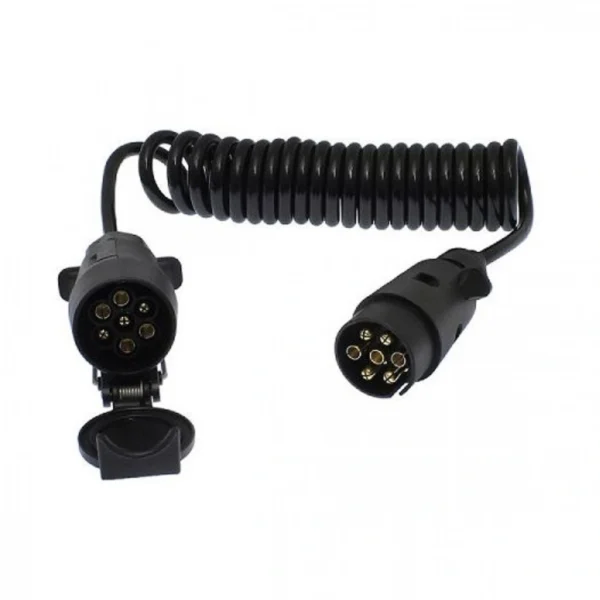 Σπιράλ Προέκταση Καλωδίου για Τρέιλερ 12V 7 Pins 3m HW-0358