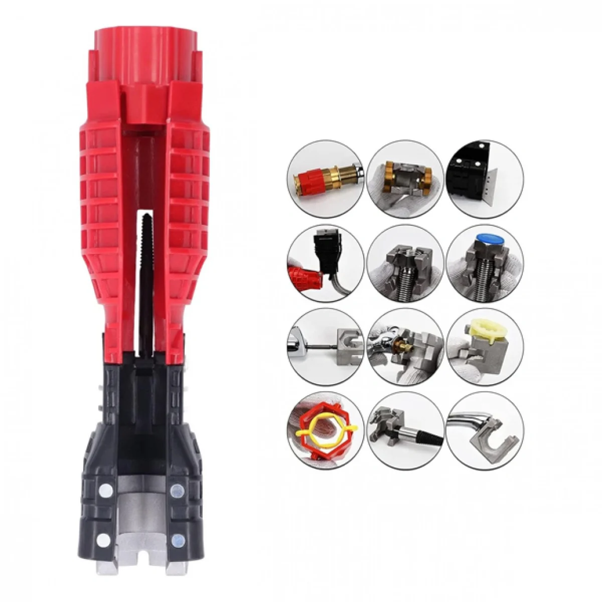 Πολυλειτουργικό Αναδιπλούμενο Κλειδί Βρύσης και Νεροχύτη 18 σε 1