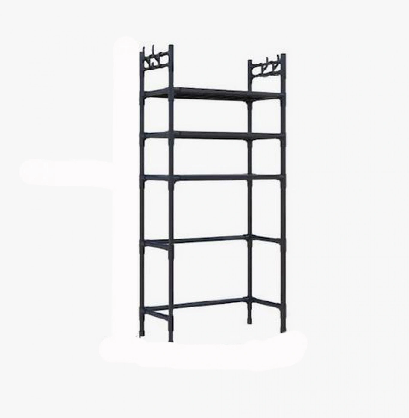 Επιδαπέδια Μεταλλική Ραφιέρα Μπάνιου με 3 Ράφια 63.5x26x169.2cm Μαύρη Επιδαπέδια Μεταλλική Ραφιέρα Μπάνιου με 3 Ράφια 63.5x26x169.2cm Μαύρη