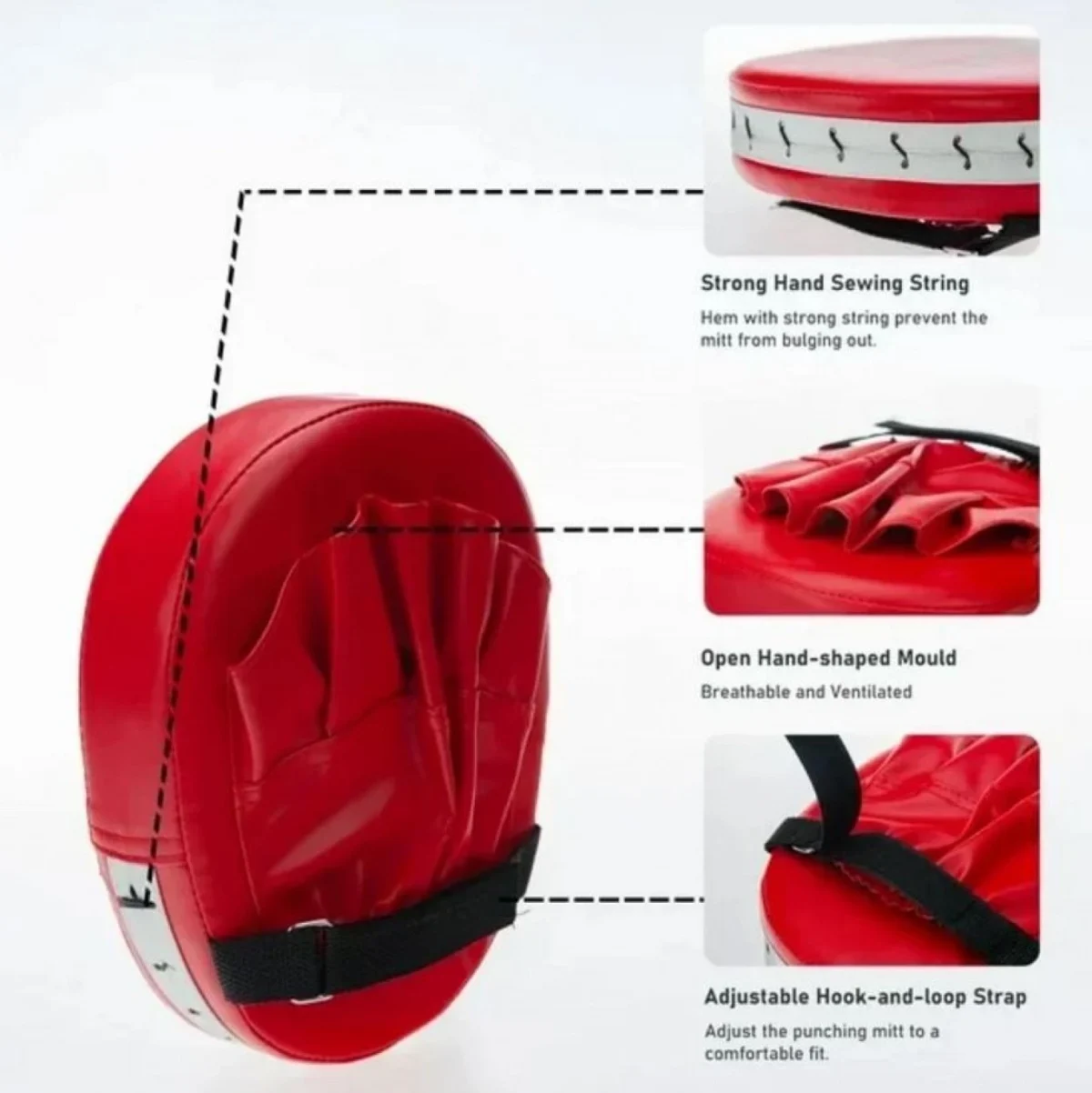 Στόχος Χειρός για Προπόνηση Πολεμικών Τεχνών Οβάλ PU