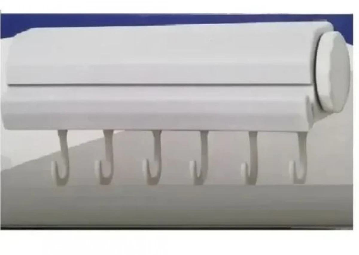 Απλώστρα Ρούχων Τοίχου Τύπου Κασετίνας με 5 Σχοινιά