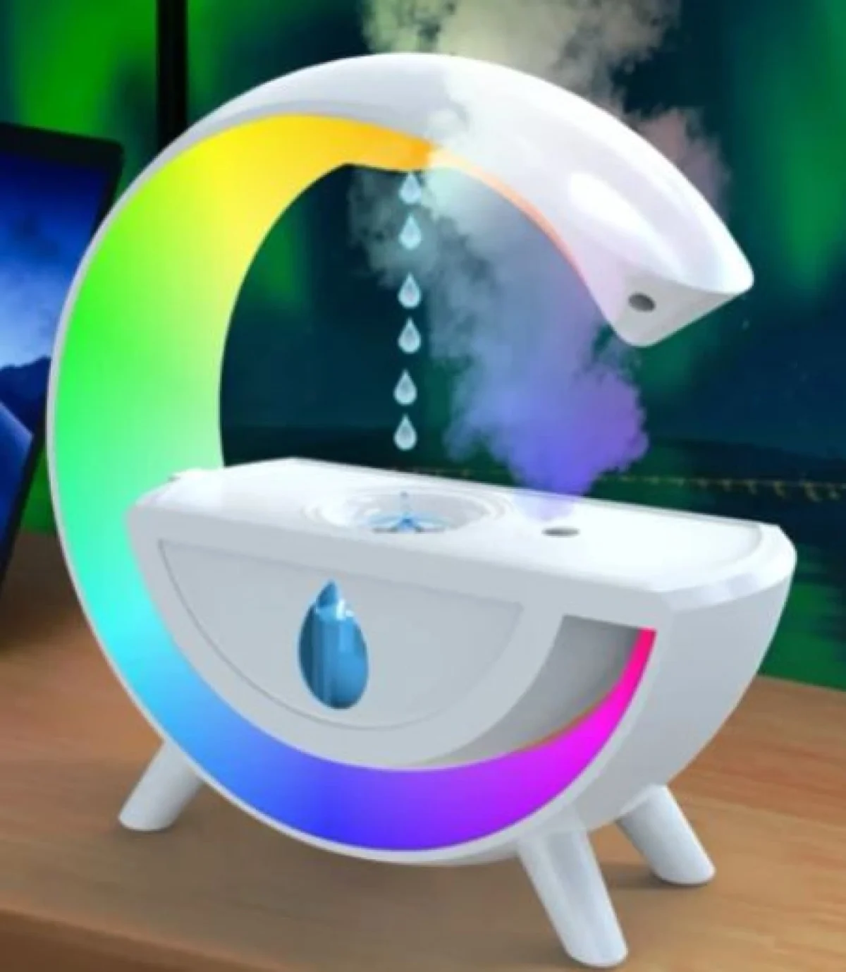 Υγραντήρας – Διαχύτης Αρωματοθεραπείας 350ml LED RGB 5W