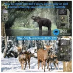 Αδιάβροχη Κάμερα Κυνηγιού Νυχτερινής Λήψης με Ανίχνευση Κίνησης