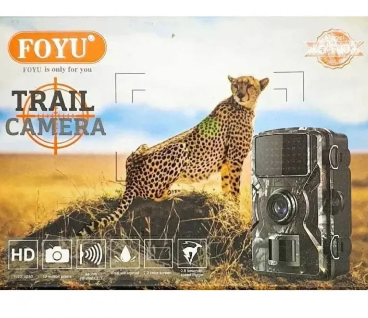 Αδιάβροχη Κάμερα Κυνηγιού Νυχτερινής Λήψης με Ανίχνευση Κίνησης