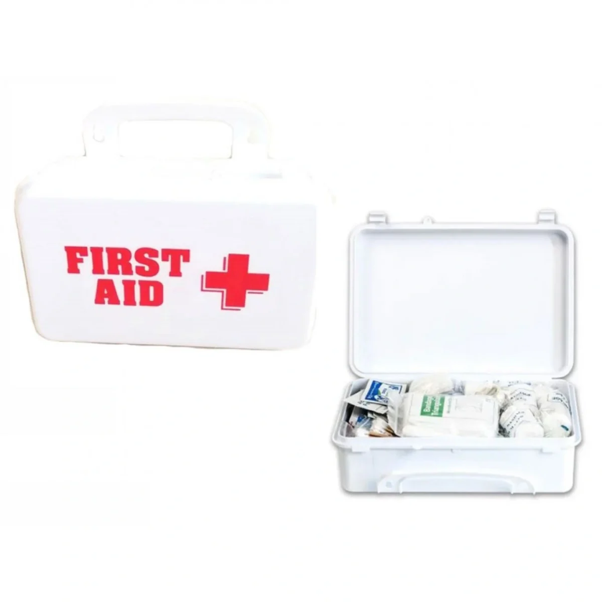 Πλαστικό Κουτί Φαρμακείου 22x14x7.5cm – Πλήρες Κιτ Πρώτων Βοηθειών