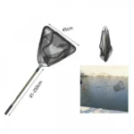 Τρίγωνη Τηλεσκοπική Απόχη Ψαρέματος 81-250cm με Στεφάνη 45cm