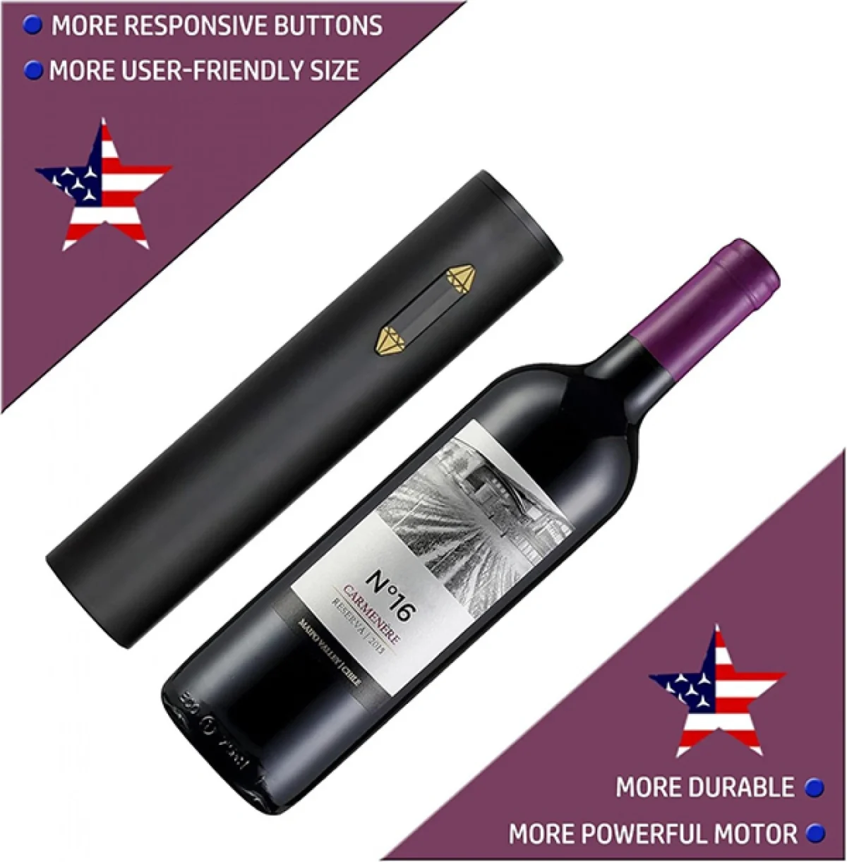 Επαναφορτιζόμενο Ανοιχτήρι Κρασιού – Κομψότητα και Πρακτικότητα σε Ένα!