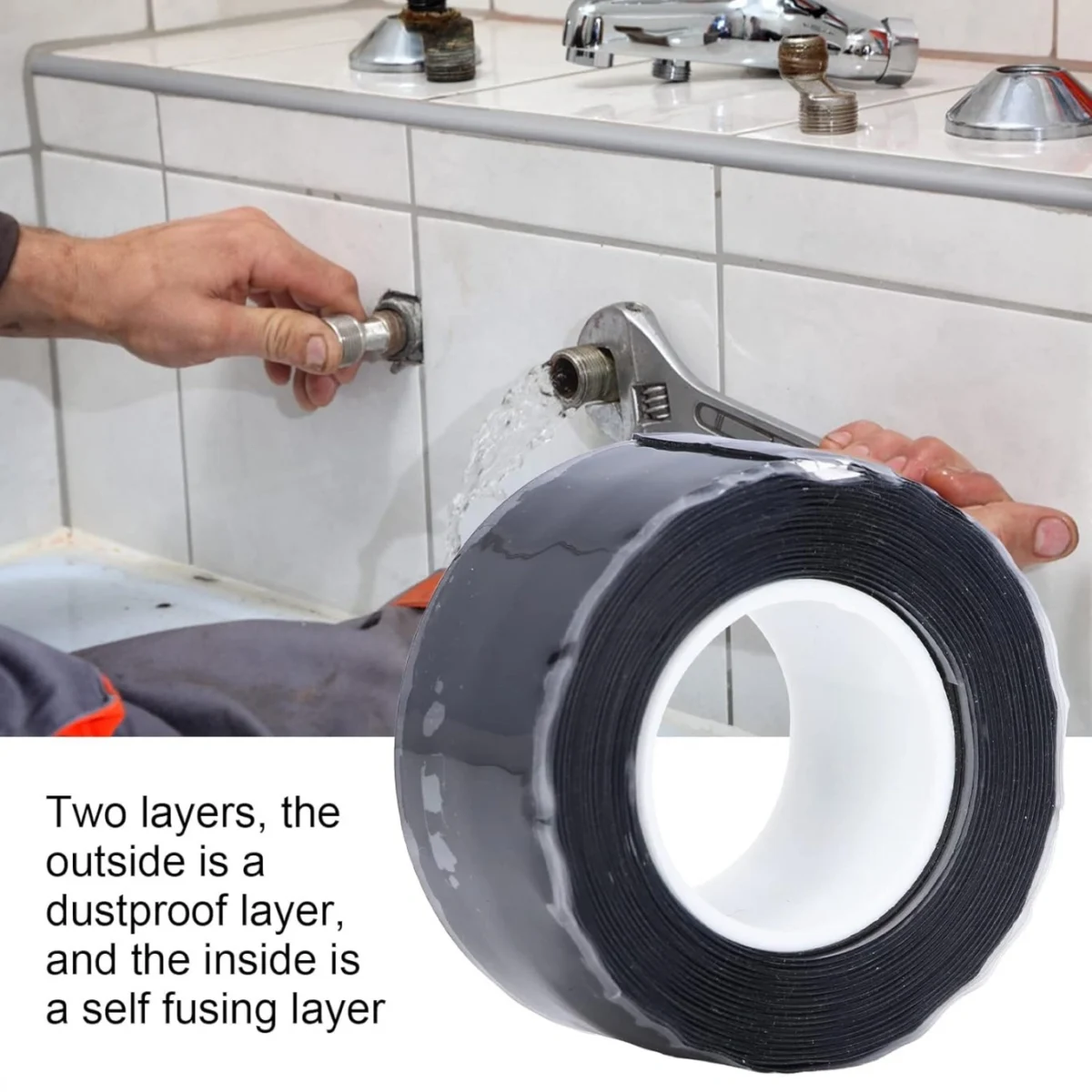 Αδιάβροχη Ταινία Σιλικόνης Επισκευών 3mx2.5cm