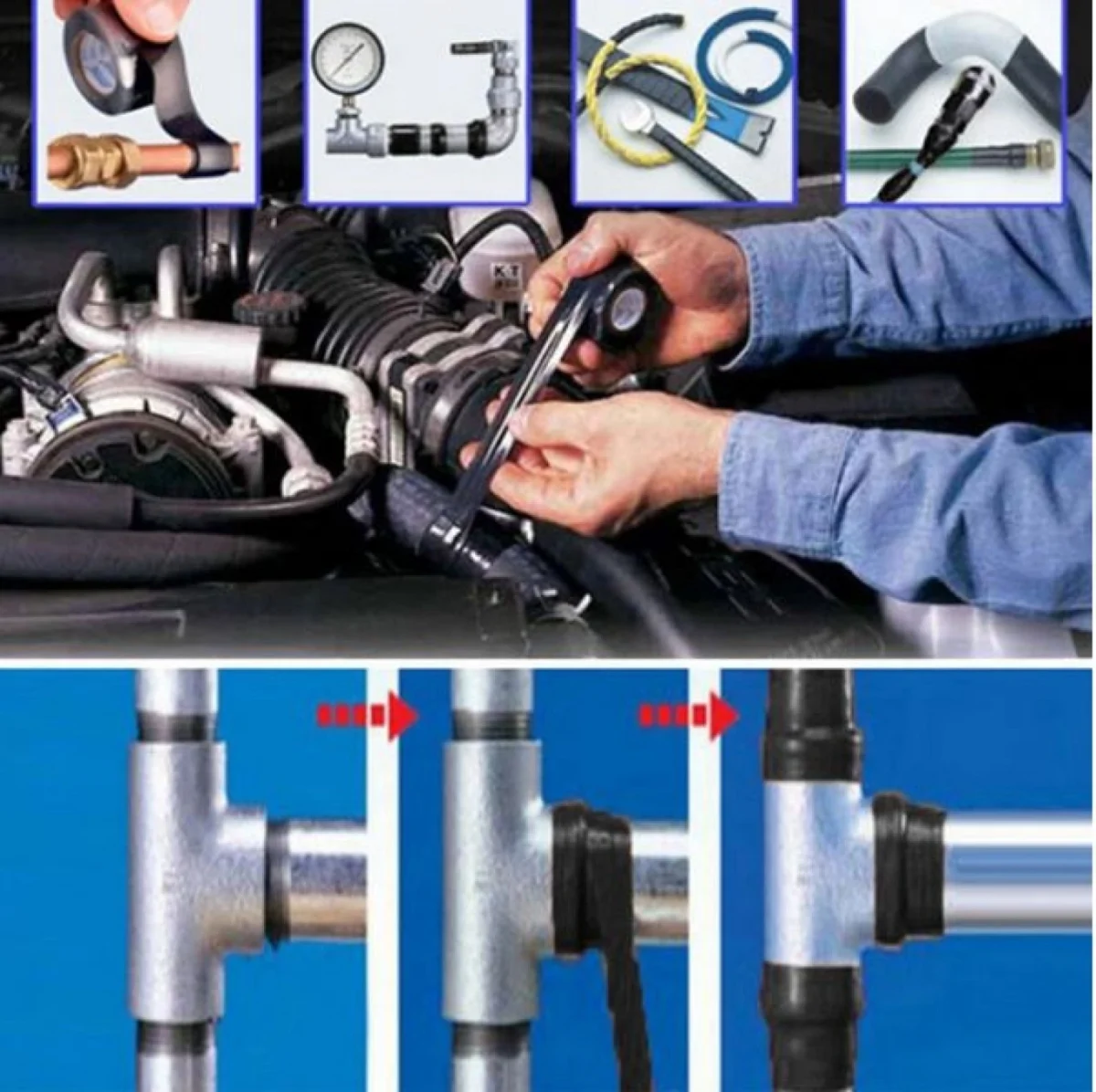 Αδιάβροχη Ταινία Σιλικόνης Επισκευών 3mx2.5cm