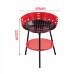 Φορητή Ψησταριά Κάρβουνου 52x44cm – Κόκκινη