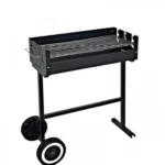 Ψησταριά Κάρβουνου με Ρόδες 59.5x24.5x64cm – Γαλβανιζέ