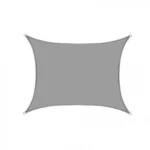 300x400cm Τετράγωνη Αδιάβροχη Πολυεστερική Τέντα - Γκρι