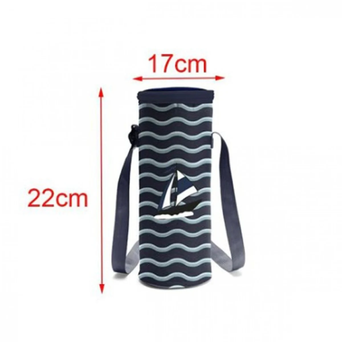 17x22cm Ισοθερμική Τσάντα για Μπουκάλια 1.5L με Ιμάντα Ωμου