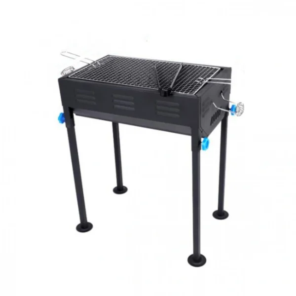 48.5×30cm.Φορητή Ψησταριά Κάρβουνου για BBQ Μαύρη