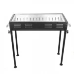 65x30x67cm Φορητή Πτυσσόμενη Ψησταριά Κάρβουνου για BBQ Μαύρη