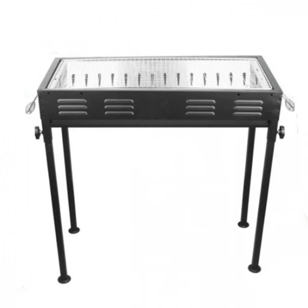 65x30x67cm Φορητή Πτυσσόμενη Ψησταριά Κάρβουνου για BBQ Μαύρη