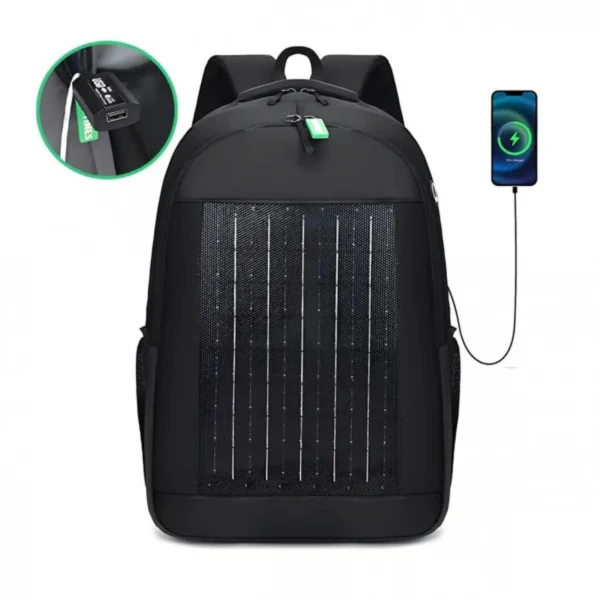 Ηλιακό Σακίδιο Πλάτης Μαύρο GD-1320SL – Solar Backpack