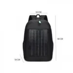 Ηλιακό Σακίδιο Πλάτης Μαύρο GD-1320SL – Solar Backpack