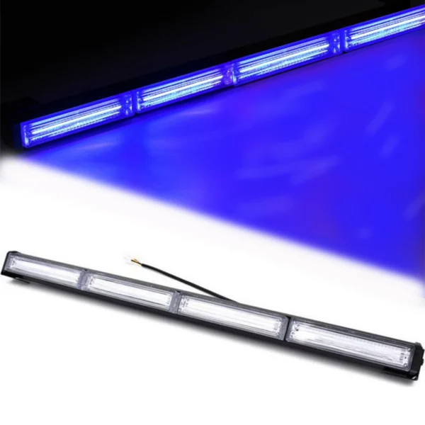 Μπάρα - Προβολέας Αστυνομίας Περιπολικού LED 72W - 12V / 24V Φάρος Έκτακτης Ανάγκης Αυτοκινήτου Μπλε με Χειριστήριο