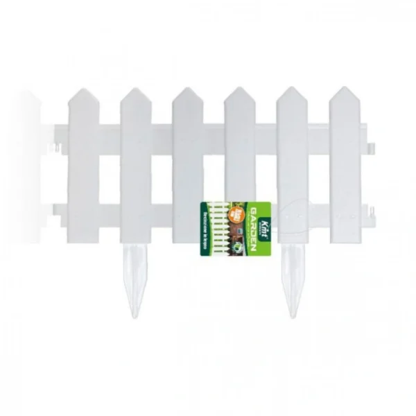 40,5 x 29,5cm Ξύλινη Μπορντούρα Γκαζόν Λευκή