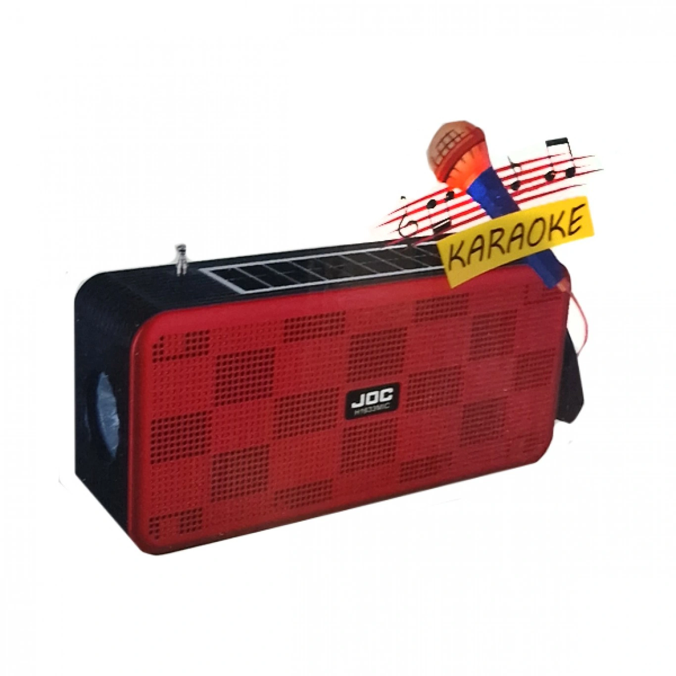 H1633MIC Ηλιακό Φορητό Ηχείο Bluetooth με Ψηφιακό Ραδιόφωνο AM-FM, με Ηλιακό Πάνελ και Μικρόφωνο για Καραόκε H1633MIC Ηλιακό Φορητό Ηχείο Bluetooth με Ψηφιακό Ραδιόφωνο AM-FM, με Ηλιακό Πάνελ και Μικρόφωνο για Καραόκε