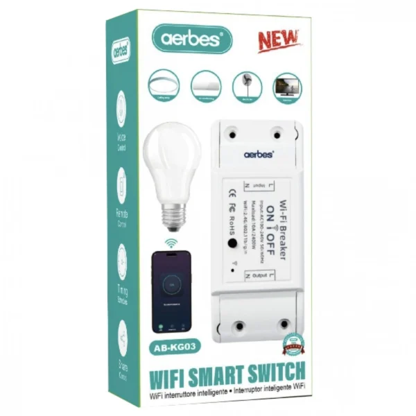 Έξυπνος Διακόπτης Wi-Fi με Εφαρμογή Smart Life