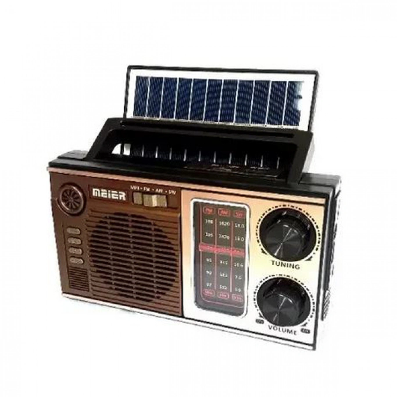 Ηλιακό Φορητό Ηχείο Bluetooth με Αναλογικό Ραδιόφωνο AM-FM-SW, με Ηλιακό Πάνελ και Μικρόφωνο για Καραόκε M-538BT-S Ηλιακό Φορητό Ηχείο Bluetooth με Αναλογικό Ραδιόφωνο AM-FM-SW, με Ηλιακό Πάνελ και Μικρόφωνο για Καραόκε M-538BT-S