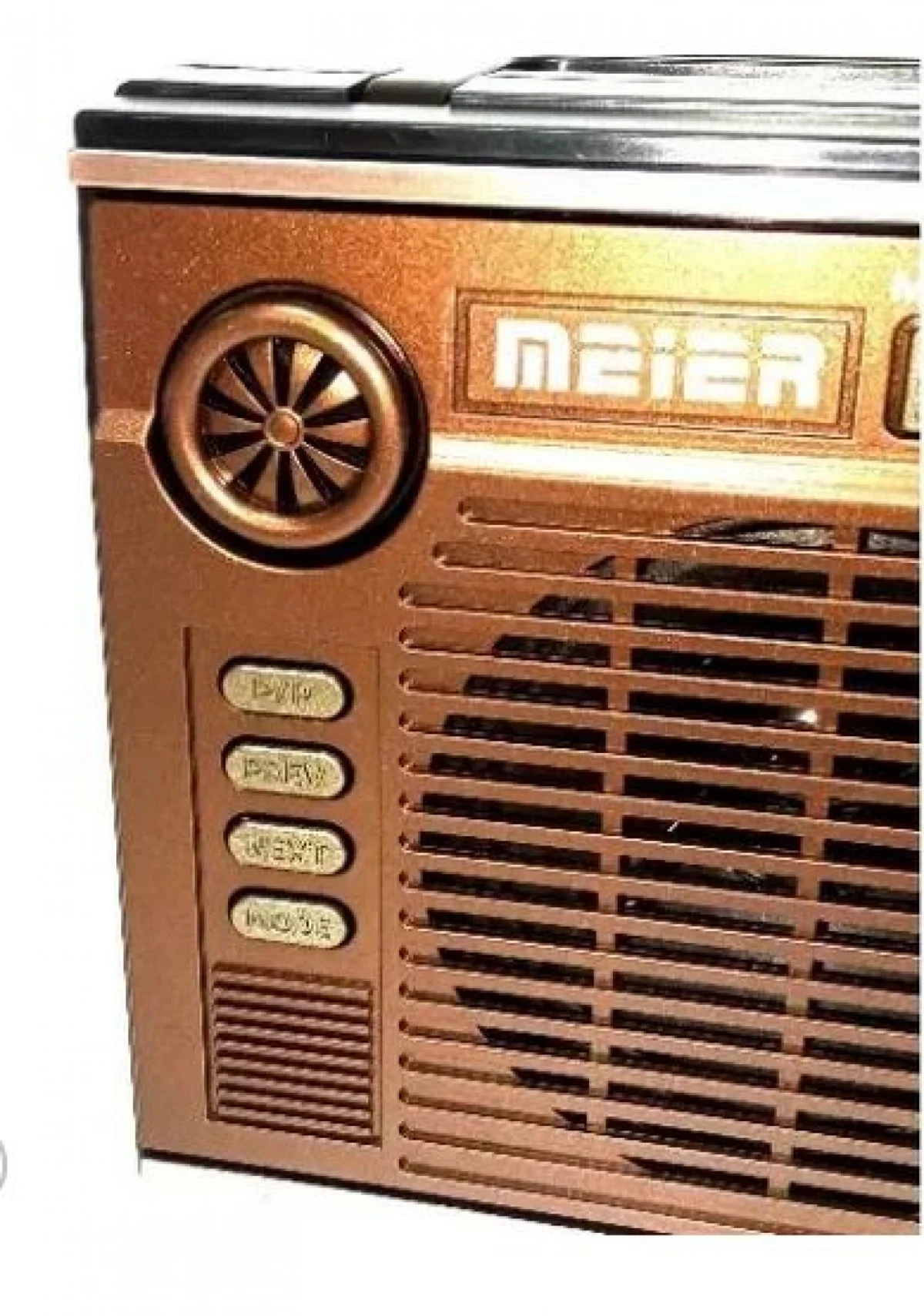 Ηλιακό Φορητό Ηχείο Bluetooth με Αναλογικό Ραδιόφωνο AM-FM-SW, με Ηλιακό Πάνελ και Μικρόφωνο για Καραόκε M-538BT-S