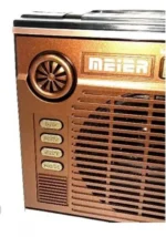 Ηλιακό Φορητό Ηχείο Bluetooth με Αναλογικό Ραδιόφωνο AM-FM-SW, με Ηλιακό Πάνελ και Μικρόφωνο για Καραόκε M-538BT-S