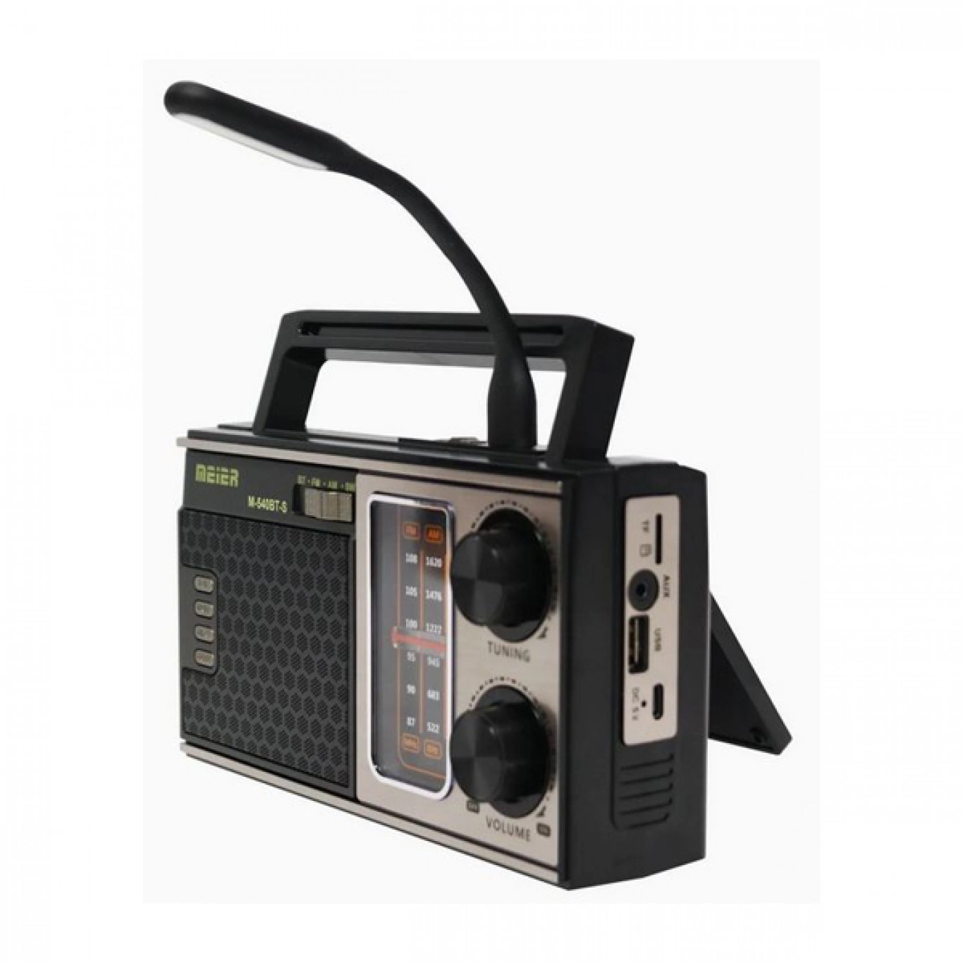 M-540BT-S Ηλιακό Φορητό Ηχείο Bluetooth με Αναλογικό Ραδιόφωνο AM-FM-SW, με Ηλιακό Πάνελ και Φωτιστικο Led Usb M-540BT-S Ηλιακό Φορητό Ηχείο Bluetooth με Αναλογικό Ραδιόφωνο AM-FM-SW, με Ηλιακό Πάνελ και Φωτιστικο Led Usb