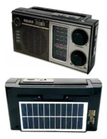 MK-151BT Ηλιακό Φορητό Ηχείο Bluetooth με Αναλογικό Ραδιόφωνο AM-FM-SW, με Ηλιακό Πάνελ και Φωτιστικο Led Usb