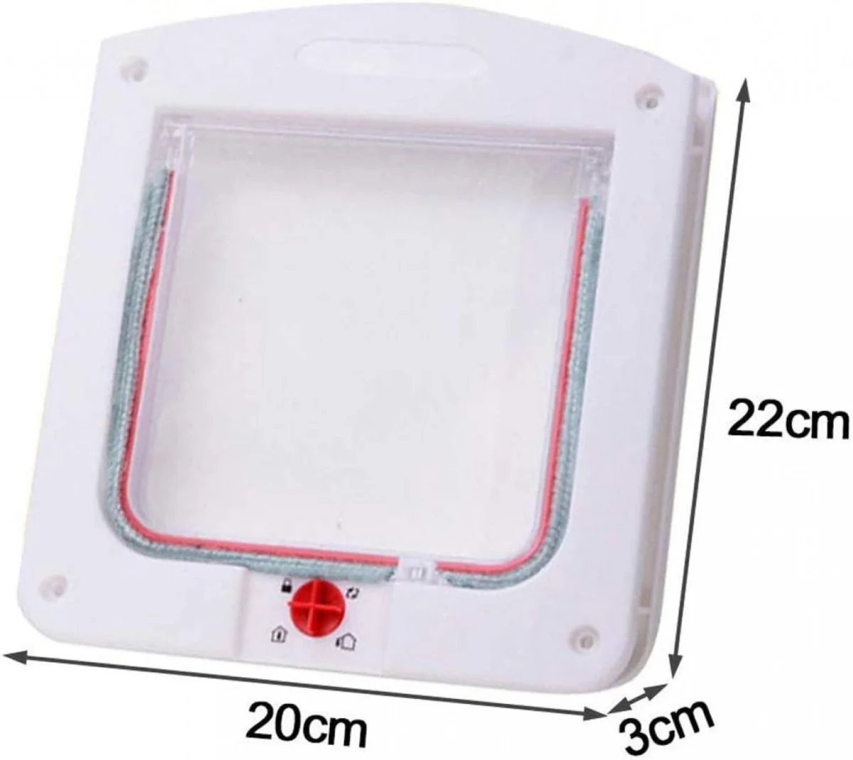 Πόρτα Κατοικιδίων με Ρυθμιζόμενο Κλείδωμα – Για Γάτες & Μικρούς Σκύλους