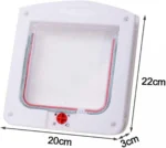 Πόρτα Κατοικιδίων με Ρυθμιζόμενο Κλείδωμα – Για Γάτες & Μικρούς Σκύλους