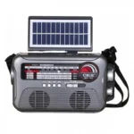MK-192 Ηλιακό Φορητό Ηχείο Bluetooth με Αναλογικό Ραδιόφωνο AM-FM-SW, με Ηλιακό Πάνελ