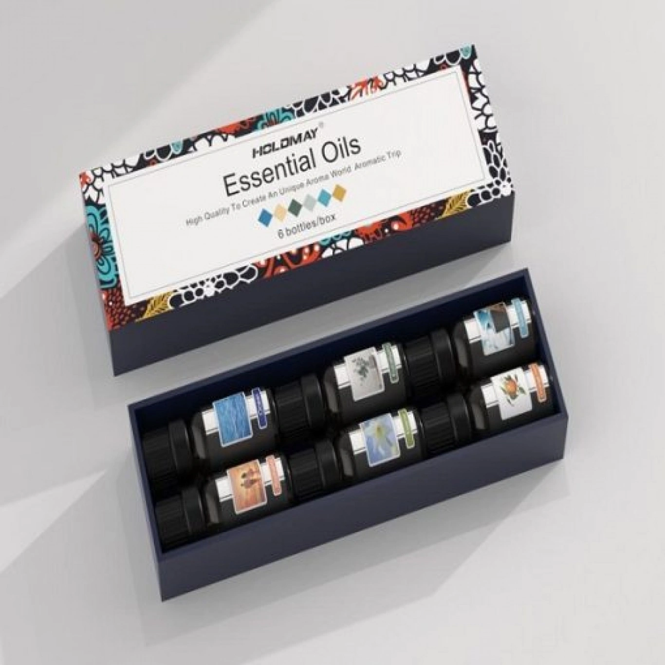 Σετ Αιθέριων Ελαίων 6 Τεμαχίων – 10ml το Καθένα KP-2090-6 Σετ Αιθέριων Ελαίων 6 Τεμαχίων – 10ml το Καθένα KP-2090-6