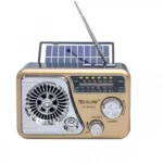 RX-BT905S Ηλιακό Φορητό Ηχείο 5W Bluetooth με Αναλογικό Ραδιόφωνο AM-FM-SW, με Ηλιακό Πάνελ