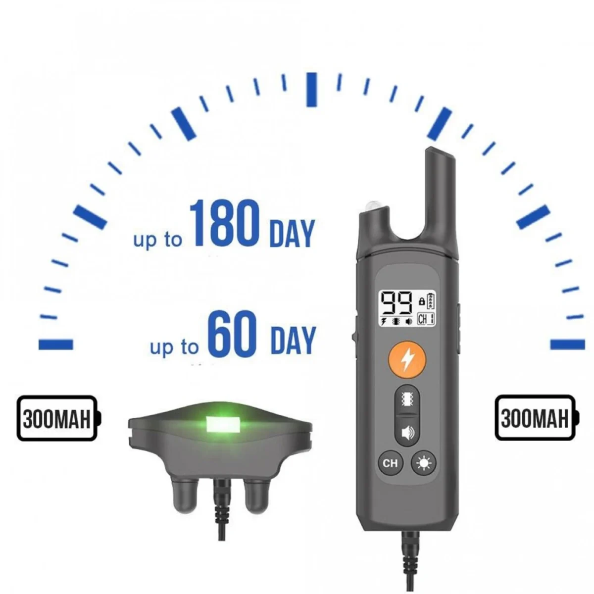 Εκπαιδευτικό Κολάρο Σκύλου με Τηλεχειριστήριο D19T