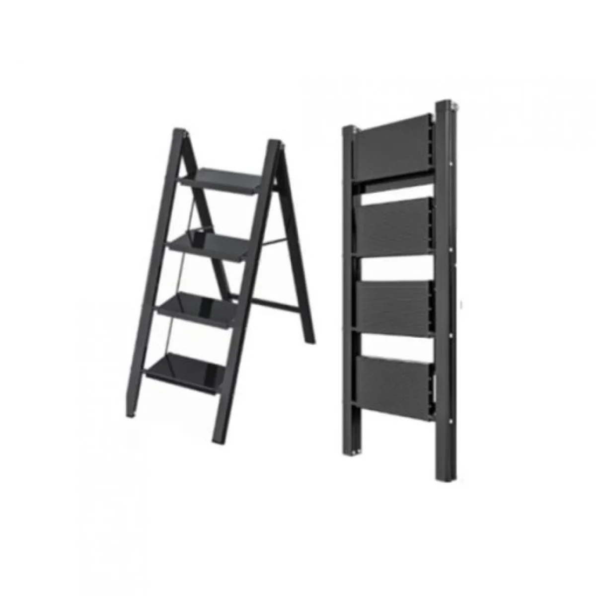Αναδιπλούμενη Σκάλα Αλουμινίου 4 Σκαλοπατιών – Αντοχή 150kg