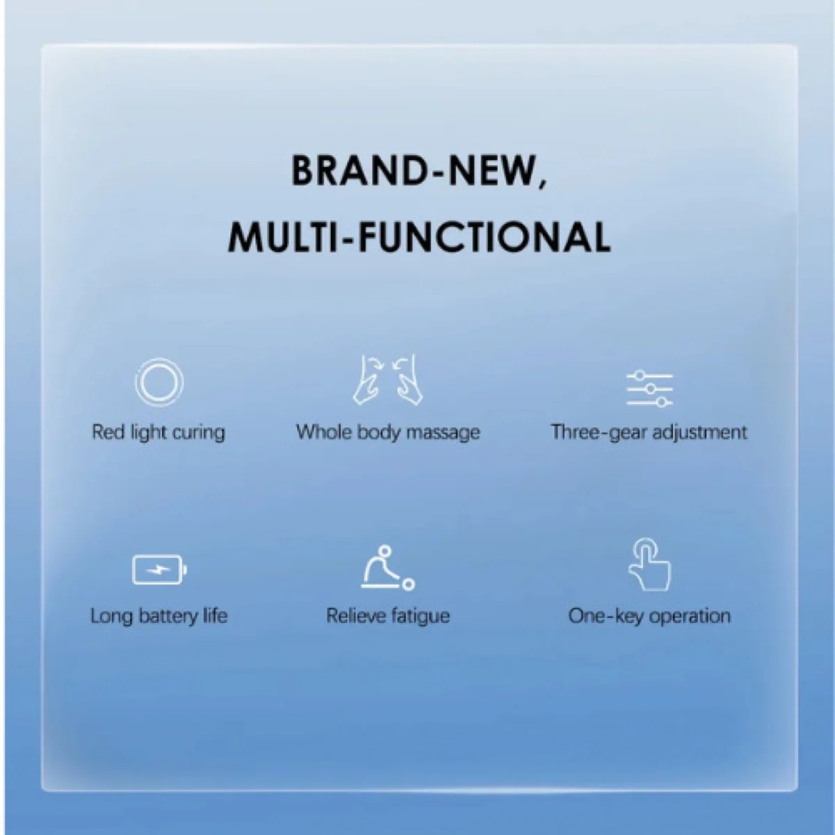 Φορητή Συσκευή Μασάζ με Υπέρυθρες με Δόνηση για το Κεφάλι & το Σώμα