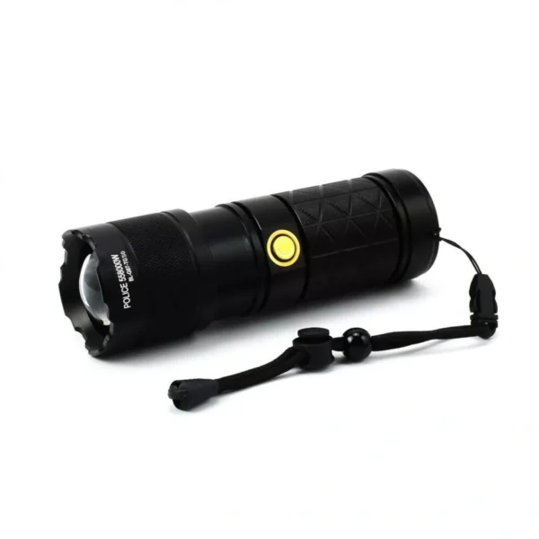 Επαναφορτιζόμενος Φακός LED Aλουμινίου με Λευκό και Κόκκινο Φωτισμό & Εμβέλεια έως 3000m